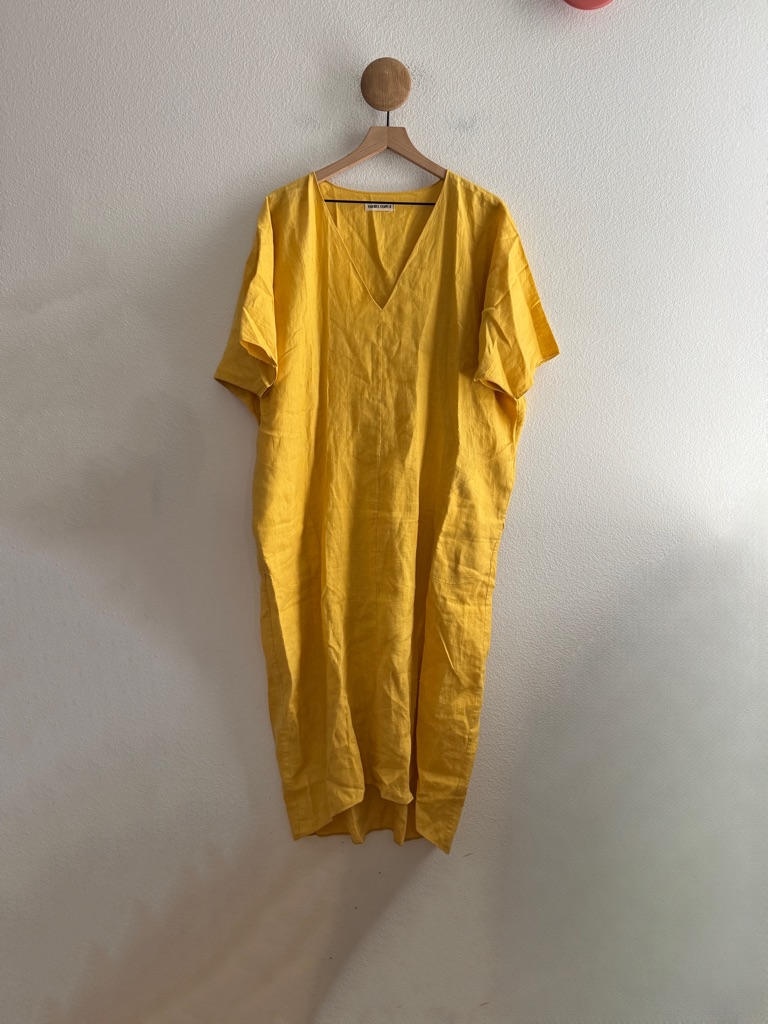 Rachel Craven Linen Lagenlook Cocoon Dress With Pockets
